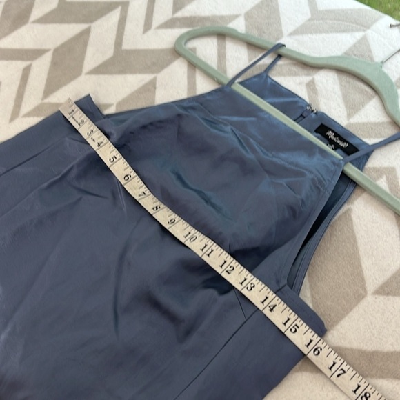 Madewell NWT High-Neck Mini Dress Sunfaded‎ Indigo size 0 - Picture 5 of 7